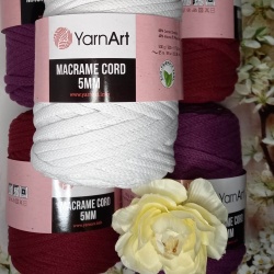 Трикотажна пряжа YarnArt «MACRAME CORD / Макраме Корд 5мм»