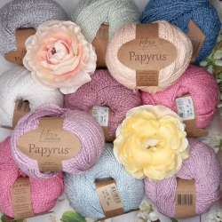 Пряжа «Papyrus Fibra Natura/ Папірус Фібра Натура»