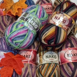 Шкарпеткова пряжа Nako «Boho / Бохо» Туреччина