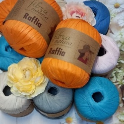 Пряжа FibraNatura «Raffia / Рафия» Турция