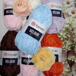 Пряжа Yarnart "Velour / Велюр" Туреччина