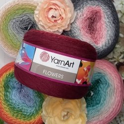 Пряжа YarnArt «Flowers / Фловерс» Турция