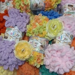 Плюшева пряжа Alize «Puffy  / Пуффі» Туреччина