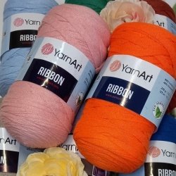 Трикотажна пряжа YarnArt «Ribbon / Рібон» Туреччина