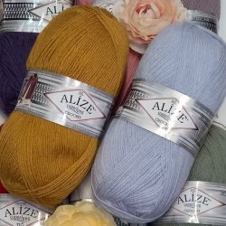 Пряжа полушерсть Alize «SuperLana Tig / СуперЛана Тиг» Турция