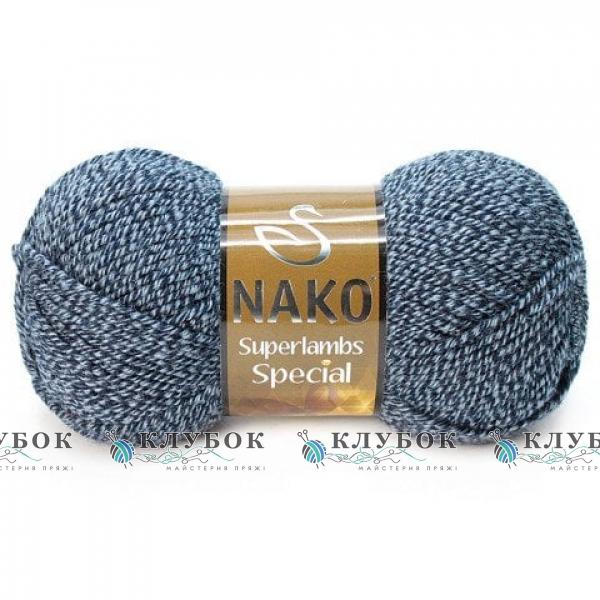 Пряжа напіввовна Nako «Superlambs Special / Суперлембс Спешл» Туреччина №21284(меланж)