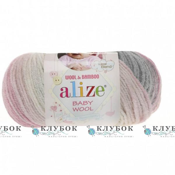 Пряжа Alize «BABY WOOL Batik/ Беби Вул Батик» Турция №3245