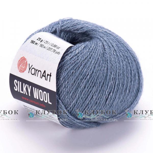 Пряжа YarnArt « Silky Wool / Силки вул » Туреччина №331(джинс)