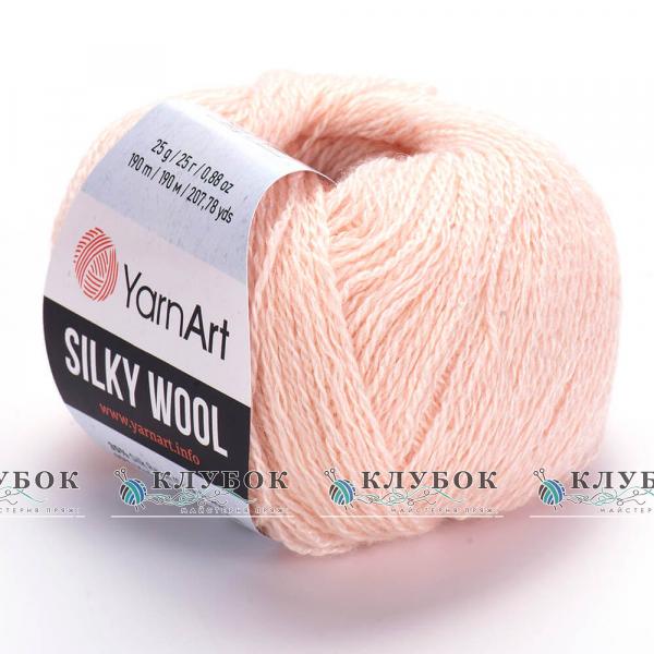 Пряжа YarnArt « Silky Wool / Силки вул » Туреччина №341(персик)