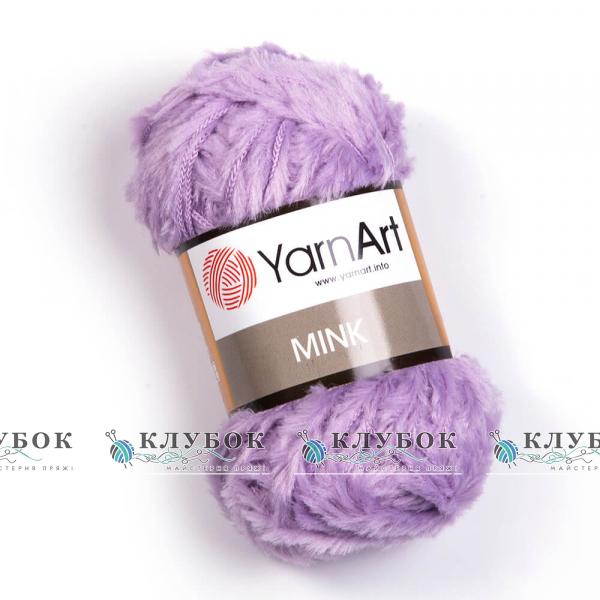 Пряжа YarnArt «Mink / Мінк»  №350(бузковий)