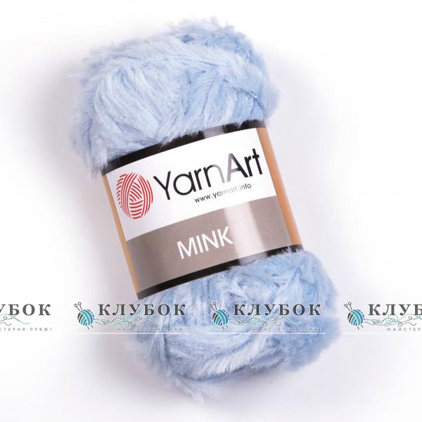 Пряжа YarnArt «Mink / Мінк»   №351(блакитний)