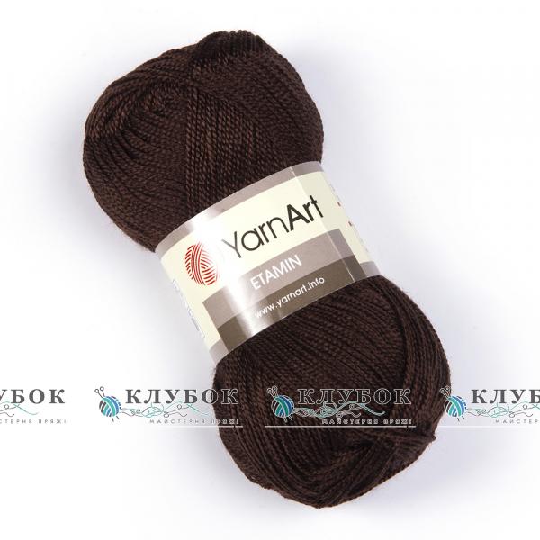 Пряжа YarnArt «Етамін / Етамін» Туреччина №440(коричневий)