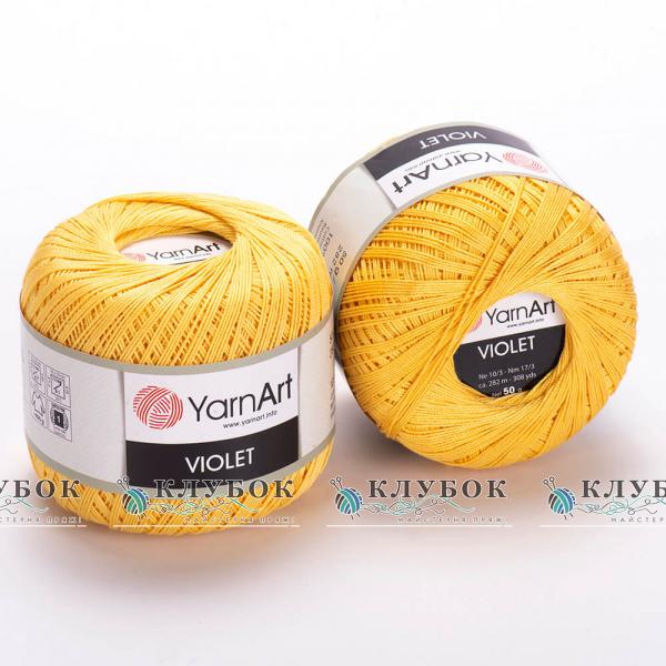 Пряжа YarnArt "Violet / Віолет"   №4653(жовтий)