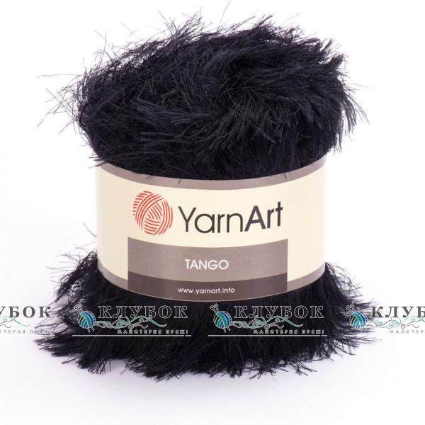 Пряжа YarnArt "Tango / Танго" Туреччина №501(чорний)