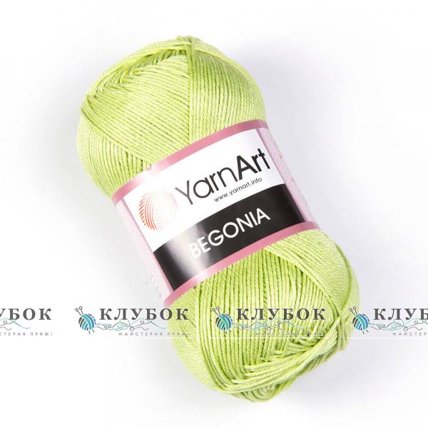 Пряжа YarnArt «Begonia \ Бегония» №5352(салатовый)