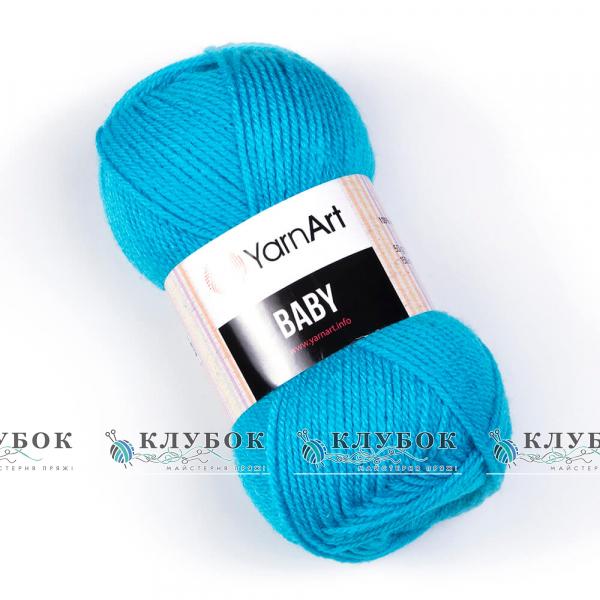 Пряжа YarnArt "Бебі"  №552(бірюза)