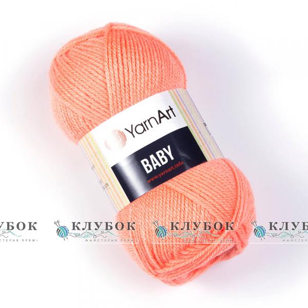 Пряжа YarnArt " Бебі"  №622(персик)