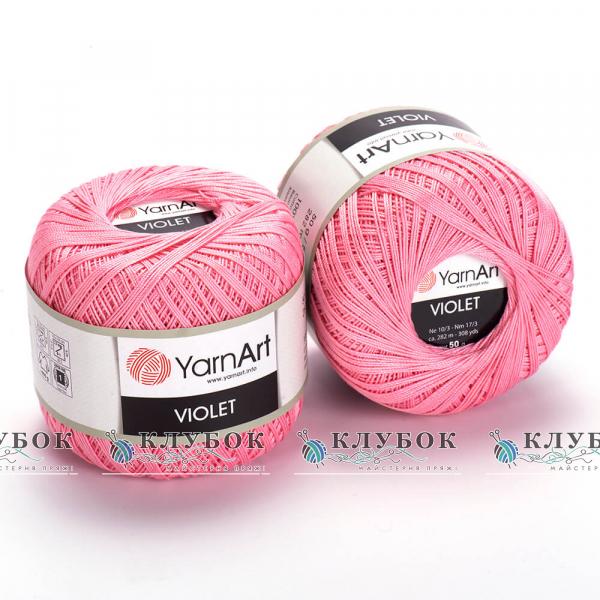 Пряжа YarnArt "Violet / Віолет"  №6313(рожевий)