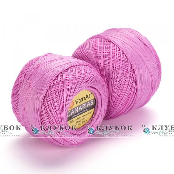 Пряжа Yarnart «Canarias / Канаріас»  №6319(рожевий)