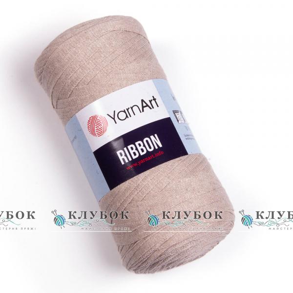 Трикотажна пряжа YarnArt "Ribbon / Рібон"  №753(бежевий)
