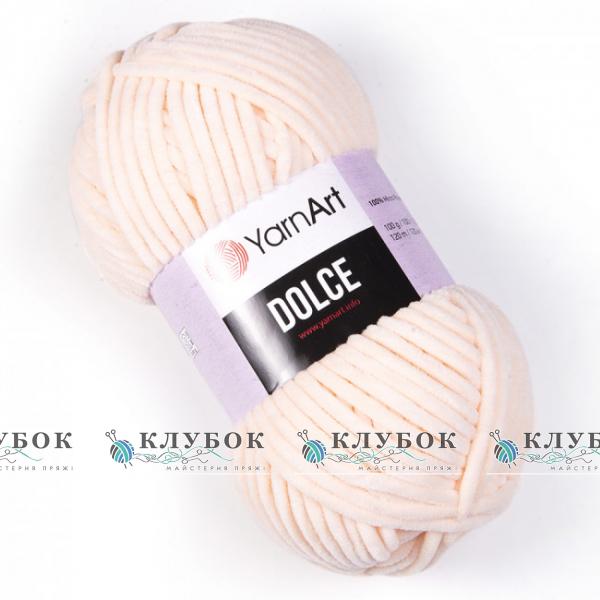 Плюшева пряжа YarnArt «Dolce / Дольче» №779(світлий персик)