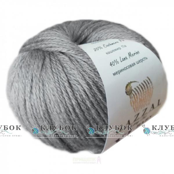 Пряжа полушерсть Gazzal «Baby Wool XL / Беби Вул XL» Турция № 818(серый)