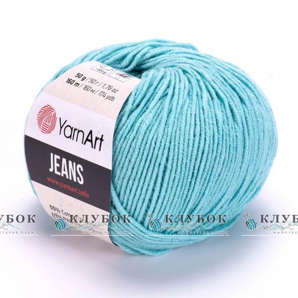 Пряжа YarnArt "Jeans / Джинс" Туреччина №81(блакитний)