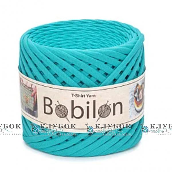 Трикотажная пряжа Bobilon Medium / Бобилон Медиум 7-9мм  (мятный)