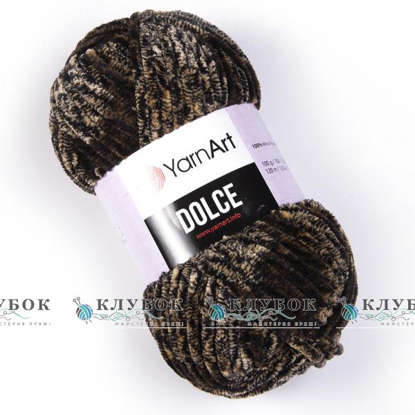 Плюшевая пряжа YarnArt «Dolce / Дольче» №807(меланж)