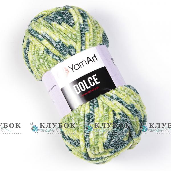 Плюшева пряжа YarnArt «Dolce / Дольче» №808(меланж)