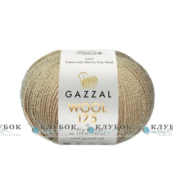 Шерсть Gazzal «Wool 175 / Вул 175» Турция №306(бежевый)