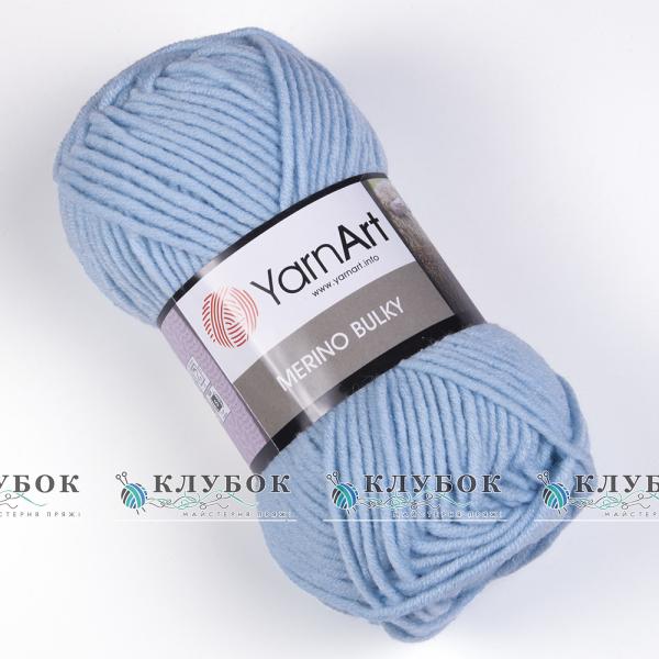 Пряжа полушерсть YarnArt «Merino BYLKY / Мерино Балка» Турция №215(голубой)