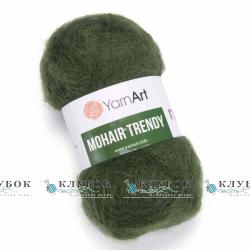 Пряжа YarnArt "MOHAIR TRENDY / Мохер Тренді"  №111(хакі)