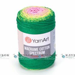 Трикотажна пряжа YarnArt "Macrame Cotton Spectrum / Макраме Коттон Спектрум" Туреччина №1309