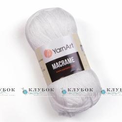 Пряжа YarnArt « Macrame / Макраме» Туреччина №154(білий)