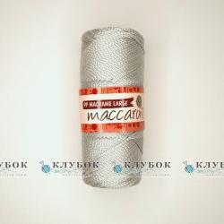 Поліефірний шнур для в'язання «Maccaroni» 3мм (срібро)