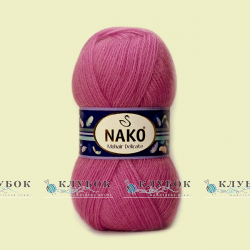 Пряжа NAKO «Mohair Delicate / Мохер Делікат» Туреччина №6141(фуксія)