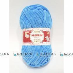 Плюшевая пряжа Premium Yarn «Baby Love / Беби Лав» №326(синій)