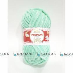 Плюшевая пряжа Premium Yarn «Baby Love / Беби Лав» №345(ментол)