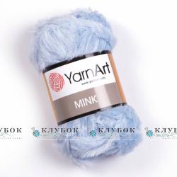 Пряжа YarnArt «Mink / Мінк»   №351(блакитний)