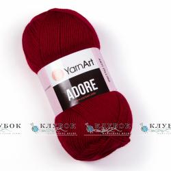 Аdorе YarnАrt  №353(бордо)