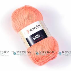 Пряжа YarnArt " Бебі"  №622(персик)
