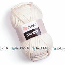 Пряжа YarnArt "Cord Yarn / Корд Ярн" Туреччина №752(молочний)