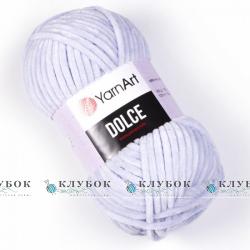 Плюшева пряжа YarnArt «Dolce / Дольче»  №776(блідно бузковий)