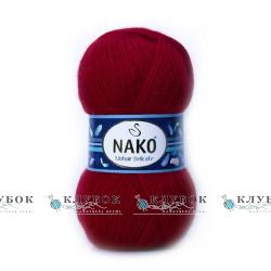 Пряжа NAKO «Mohair Delicate / Мохер Делікат» Туреччина №6110/3641(бордо)