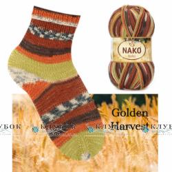 Пряжа для шкарпеток Nako «Boho / Бохо»  №82441