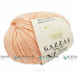 Пряжа полушерсть Gazzal «Baby Wool XL / Беби Вул XL» Турция №834(персик)