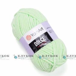 Плюшева пряжа YarnArt «Dolce / Дольче» №850(салат)