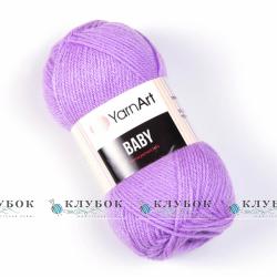 Пряжа YarnArt "Бебі"  №9560(бузковий)