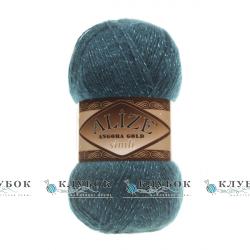 Пряжа Alize «Angora Gold simli / Ангора Голд симлі» Туреччина №17(петроль)